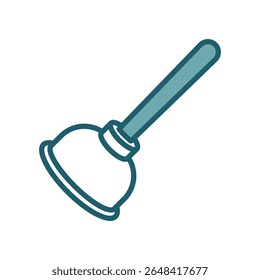 plunger icon vector design template simple and clean