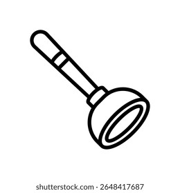 plunger icon vector design template simple and clean