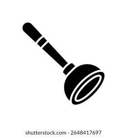 plunger icon vector design template simple and clean