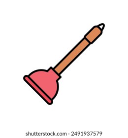 Plantillas de diseño de Vector de ícono de émbolo simples y modernas