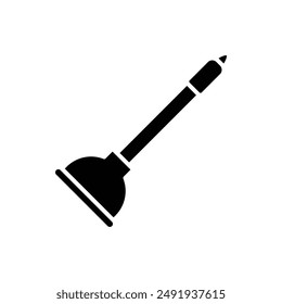 Plunger Icon Vektorgrafik Design Vorlagen einfach und modern