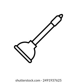 Plunger icon vector design templates simple and modern