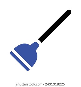 Plunger Icon, Vector Graphics Illustrations 