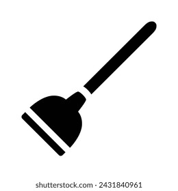 Plunger Icon, Vector Graphics Illustrations 