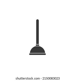 Plunger icon, vector illustration. Flat design style. vector plunger icon illustration isolated on white, plunger icon plunger icons graphic design vector symbols