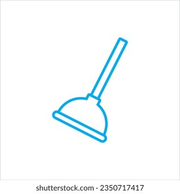 plunger icon vector illustration symbol