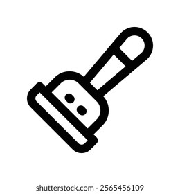plunger icon. vector line icon for your website, mobile, presentation, and logo design.