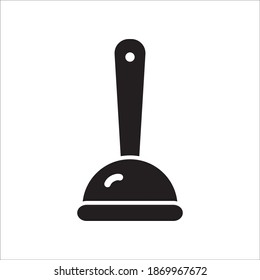 Plunger Icon Vector Logo Template Illustration