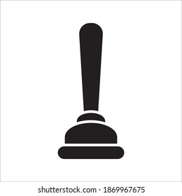 Ilustración de la plantilla del logotipo del vector del icono del émbolo