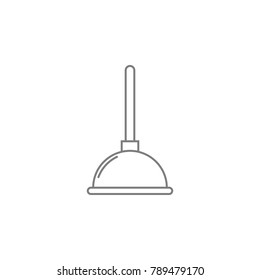 plunger icon. Web element. Premium quality graphic design. Signs symbols collection, simple icon for websites, web design, mobile app, info graphics on white background