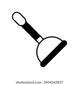 icono del émbolo con fondo blanco Vector ilustración de stock