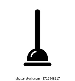 plunger - plumbing icon vector design template on white background