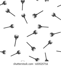 Plunger seamless pattern. Vector illustration for backgrounds
