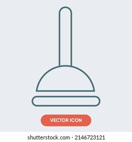 plunger sucker pipe vector icon