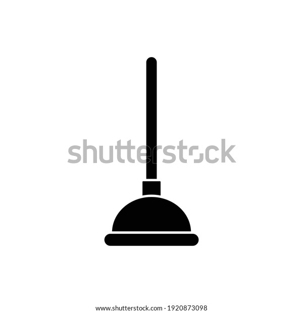 plunger toilet icon vector,\
plumbing