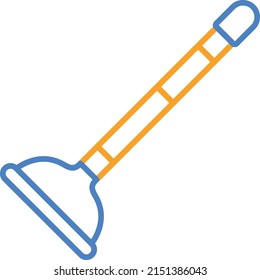 Plunger vector icon. Can be used for printing, mobile and web applications.