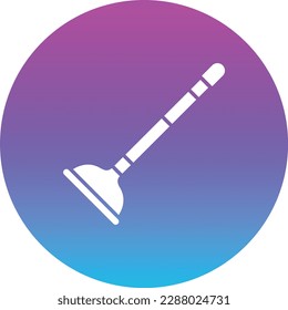 Plunger vector icon. Can be used for printing, mobile and web applications.