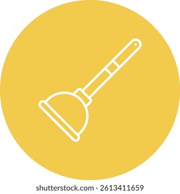 Plunger vector icon. Can be used for printing, mobile and web applications.