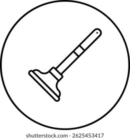 Ícone do vetor do êmbolo. Pode ser usado para impressão, aplicativos móveis e da Web.