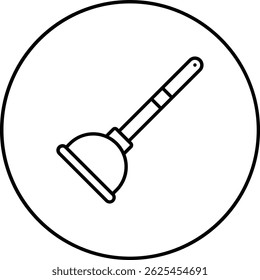 Icono de Vector de émbolo. Se puede utilizar para aplicaciones de impresión, móviles y de Web.