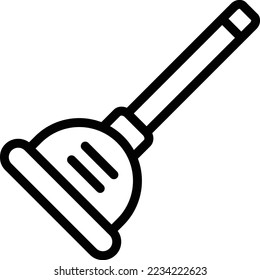 Ilustración de diseño de iconos del vector del émbolo