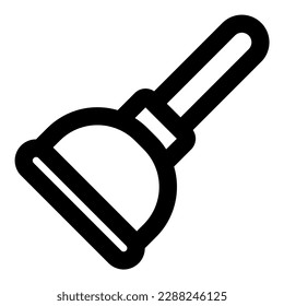 plunger vector icon illustration asset