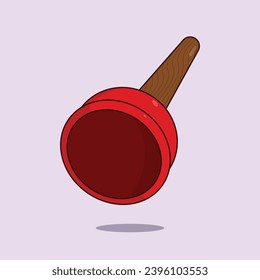 Icono del vector del émbolo Ilustración Construcción Icono del émbolo