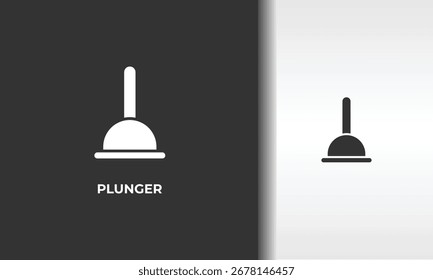Plunger Vector, Icon Or Logo Sign Isolated Symbol Illustration