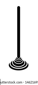 plunger vector illustration