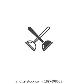 Plunger. Vector logo icon template
