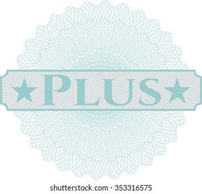 Plus abstract rosette