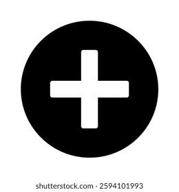 Plus, add a button icon vector illustration logo template for many purposes. Isolated on white background