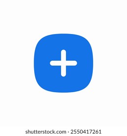 plus add create button icon sign vector