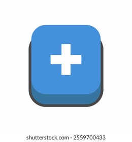 plus add create button icon sign vector