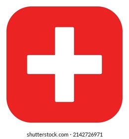 Plus and app icon on white