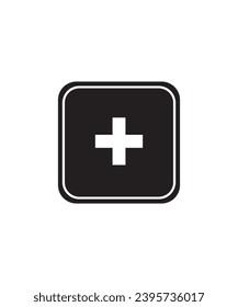 plus button icon, vector best flat icon.