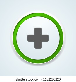 Plus button illustration