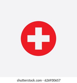 Plus care icon ambulance symbols
vector illustration