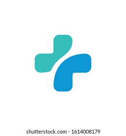 Plus or Cross Logo Design Template
