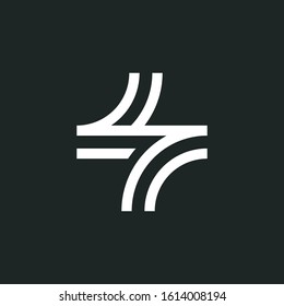 Plus or Cross Logo Design Template