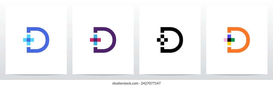 Plus Cross-Sign-Letter Logo Design D 