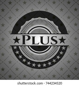 Plus dark emblem. Retro
