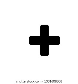 Plus Fill Icon Vector