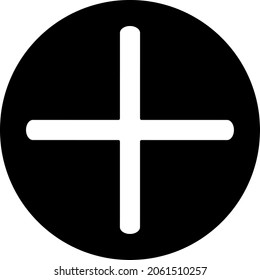 plus  filled vector icon add