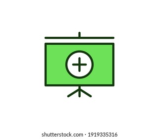 Plus flat icon. Thin line signs for design logo, visit card, etc. Single high-quality outline symbol for web design or mobile app. Siign outline pictogram.