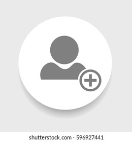 Plus friend. Social Network. Vector illustration