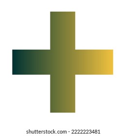 Plus Gradient Art Vector Design