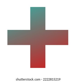 Plus Gradient Art Vector Design