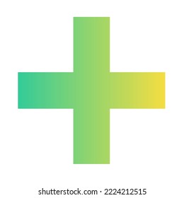 Plus Gradient Art Vector Design