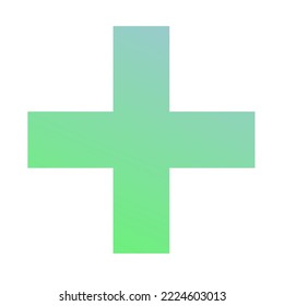 Plus Gradient Art Vector Design